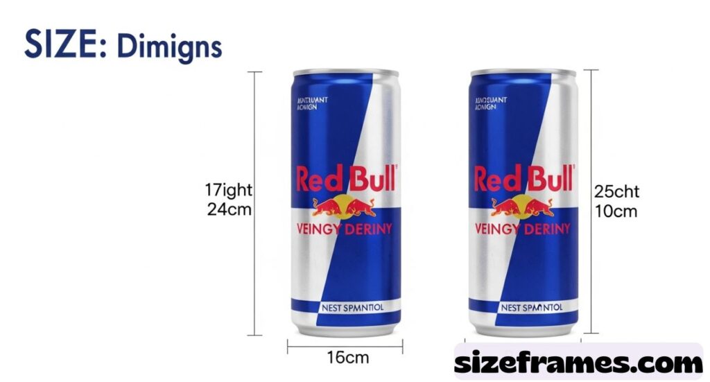 Red Bull Can Dimensions
