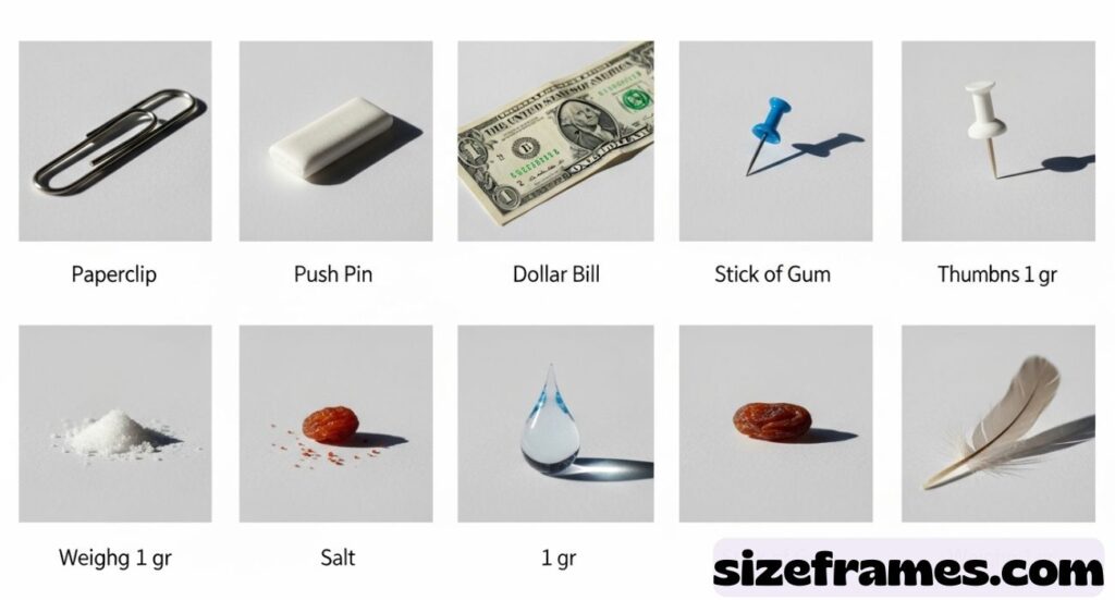 Things That Weigh 1 Gram