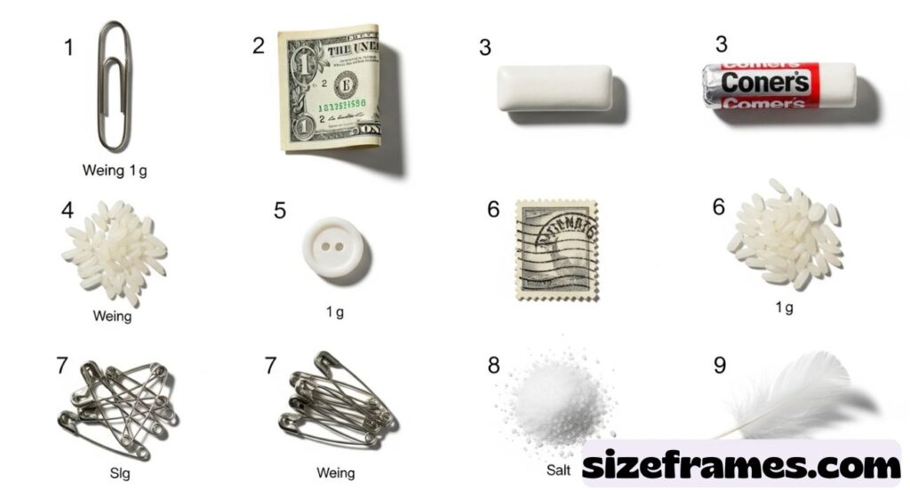 Things That Weigh 1 Gram
