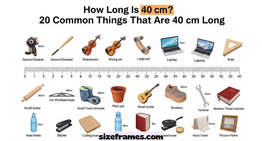 How Long Is 40 Cm