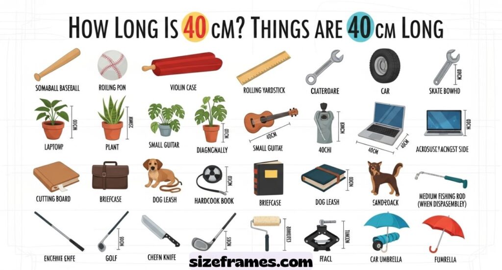 How Long Is 40 Cm