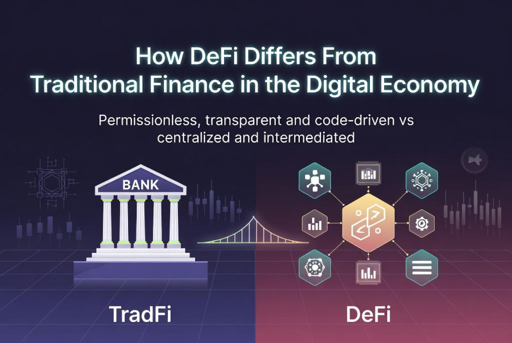 How DeFi Differs From Traditional Finance in the Digital Economy